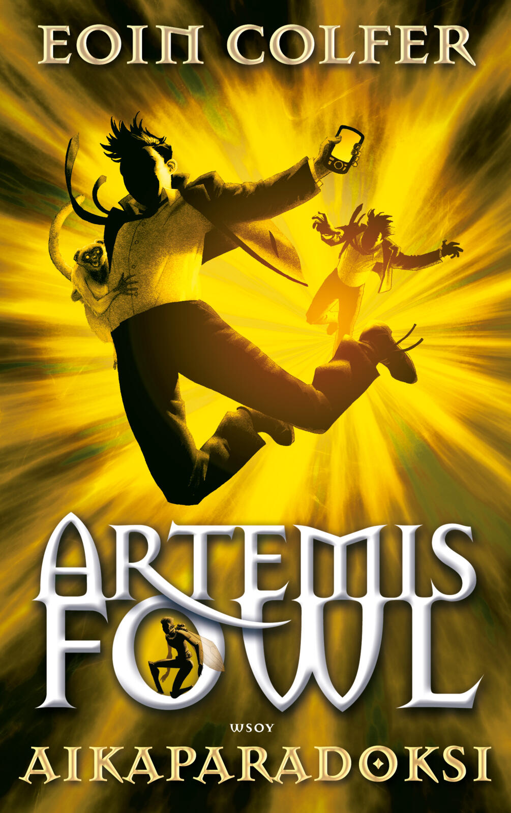 Etukansi. Eoin Colfer Artemis Fowl: Aikaparadoksi