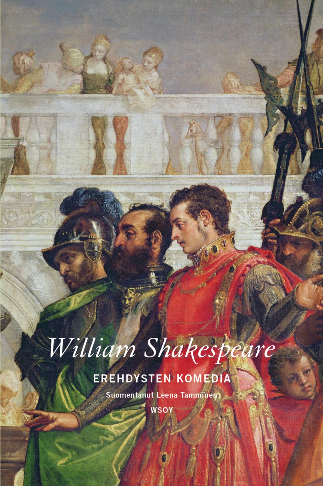 Etukansi. William Shakespeare Erehdysten komedia