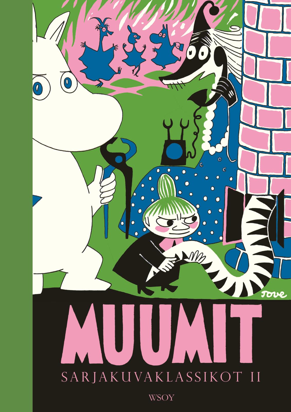Etukansi. Tove Jansson Muumit. Sarjakuvaklassikot II