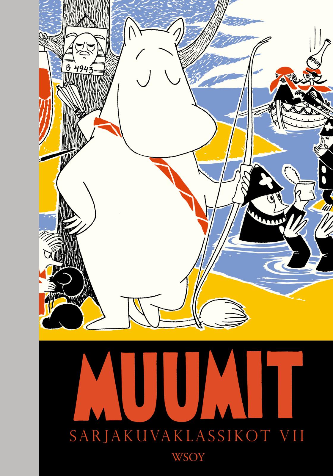 Etukansi. Lars Jansson Muumit. Sarjakuvaklassikot VII