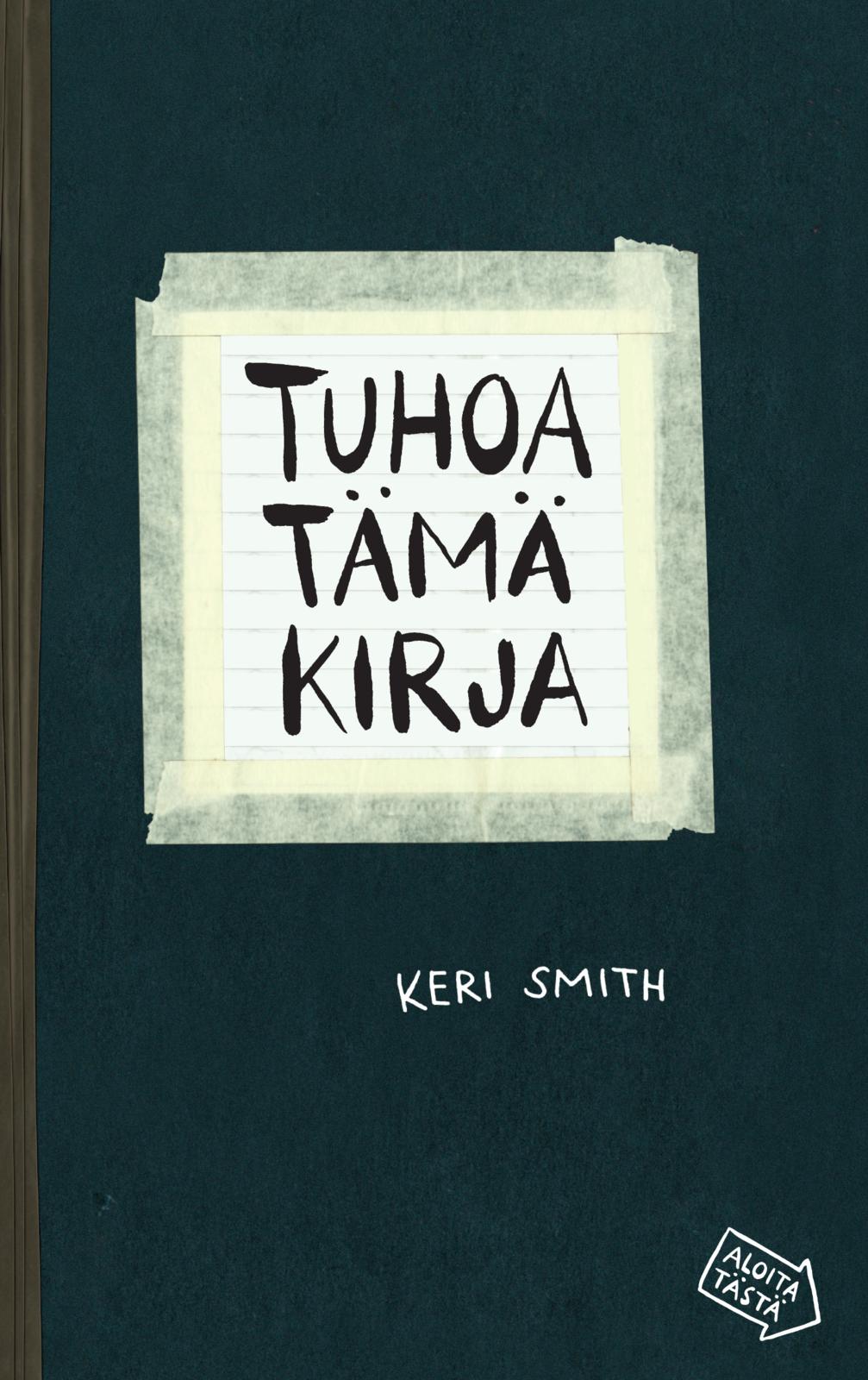 Etukansi. Keri Smith Tuhoa tämä kirja