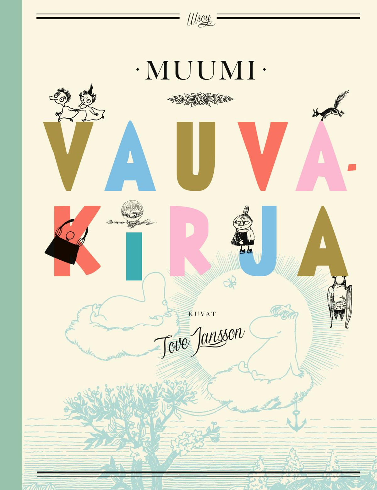 Etukansi. MUUMI Vauvakirja
