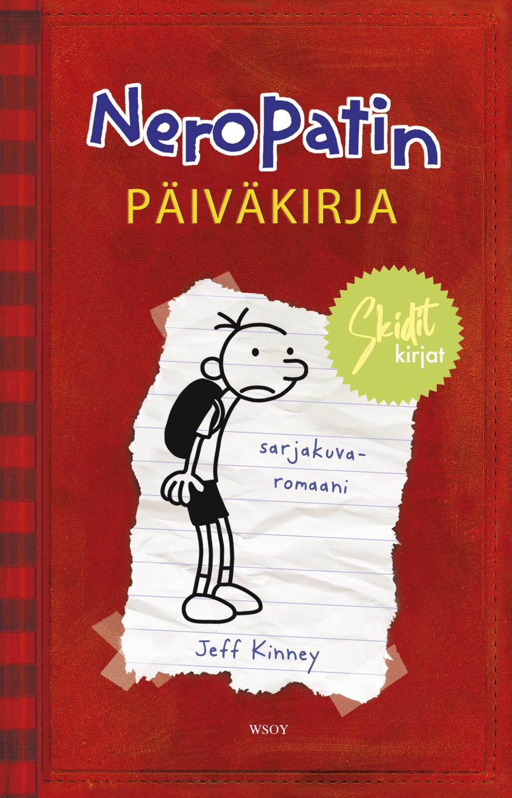 Etukansi. Jeff Kinney Neropatin päiväkirja