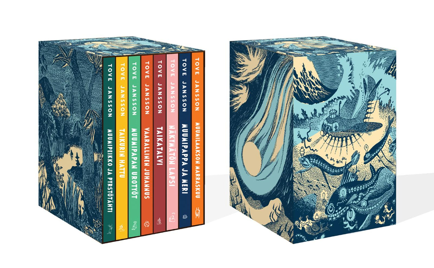 Etukansi. Tove Jansson Muumi-romaanit