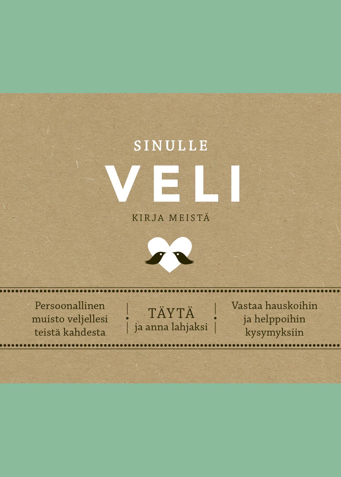 Etukansi. Elma van Vliet Sinulle, veli