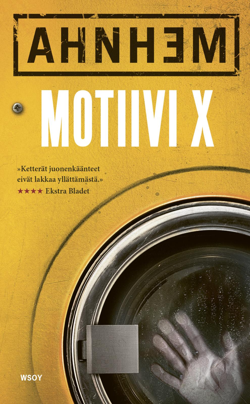 Etukansi. Stefan Ahnhem Motiivi X