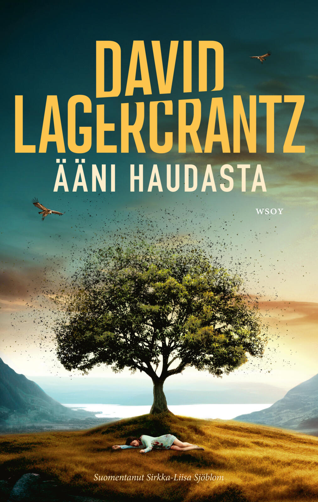 Etukansi. David Lagercrantz Ääni haudasta