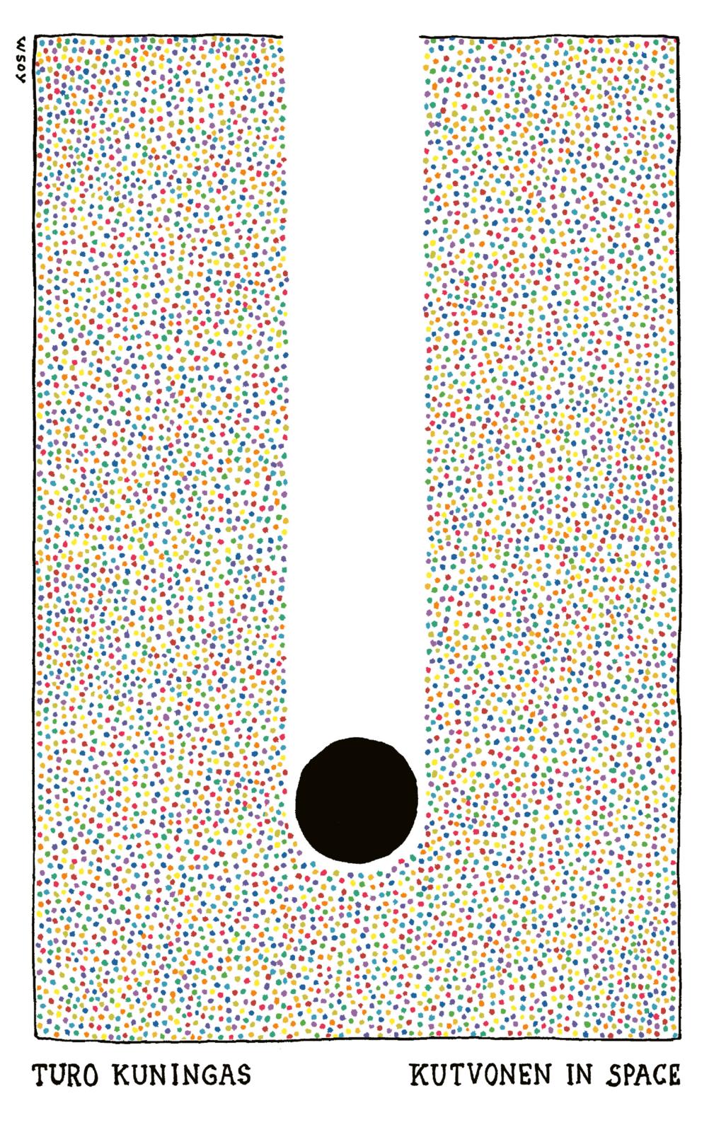 Etukansi. Turo Kuningas Kutvonen in Space