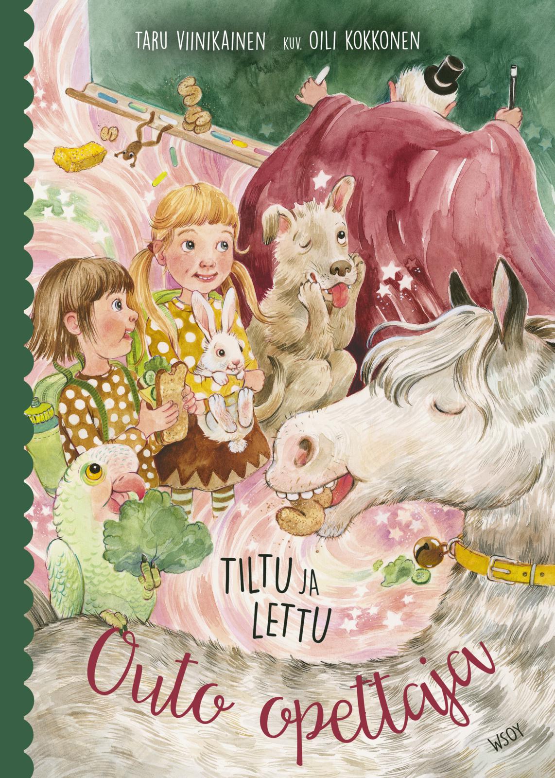 Etukansi. Taru Viinikainen Tiltu ja Lettu - Outo opettaja