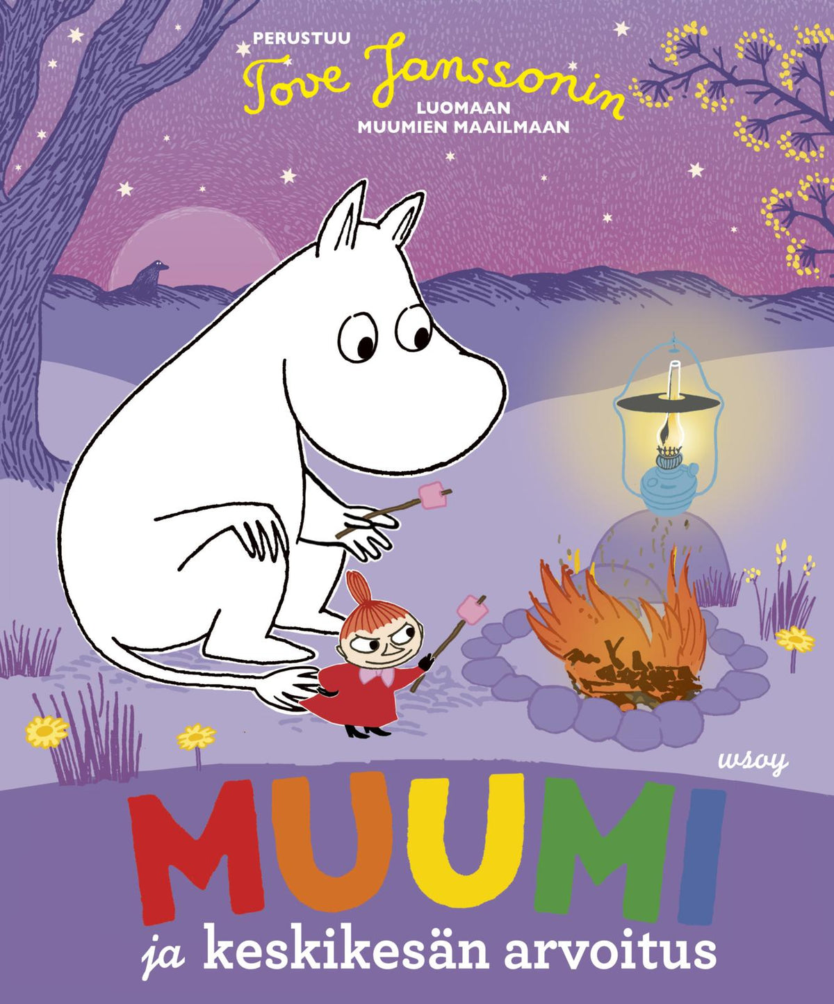 Etukansi. Tove Jansson Muumi ja keskikesän arvoitus