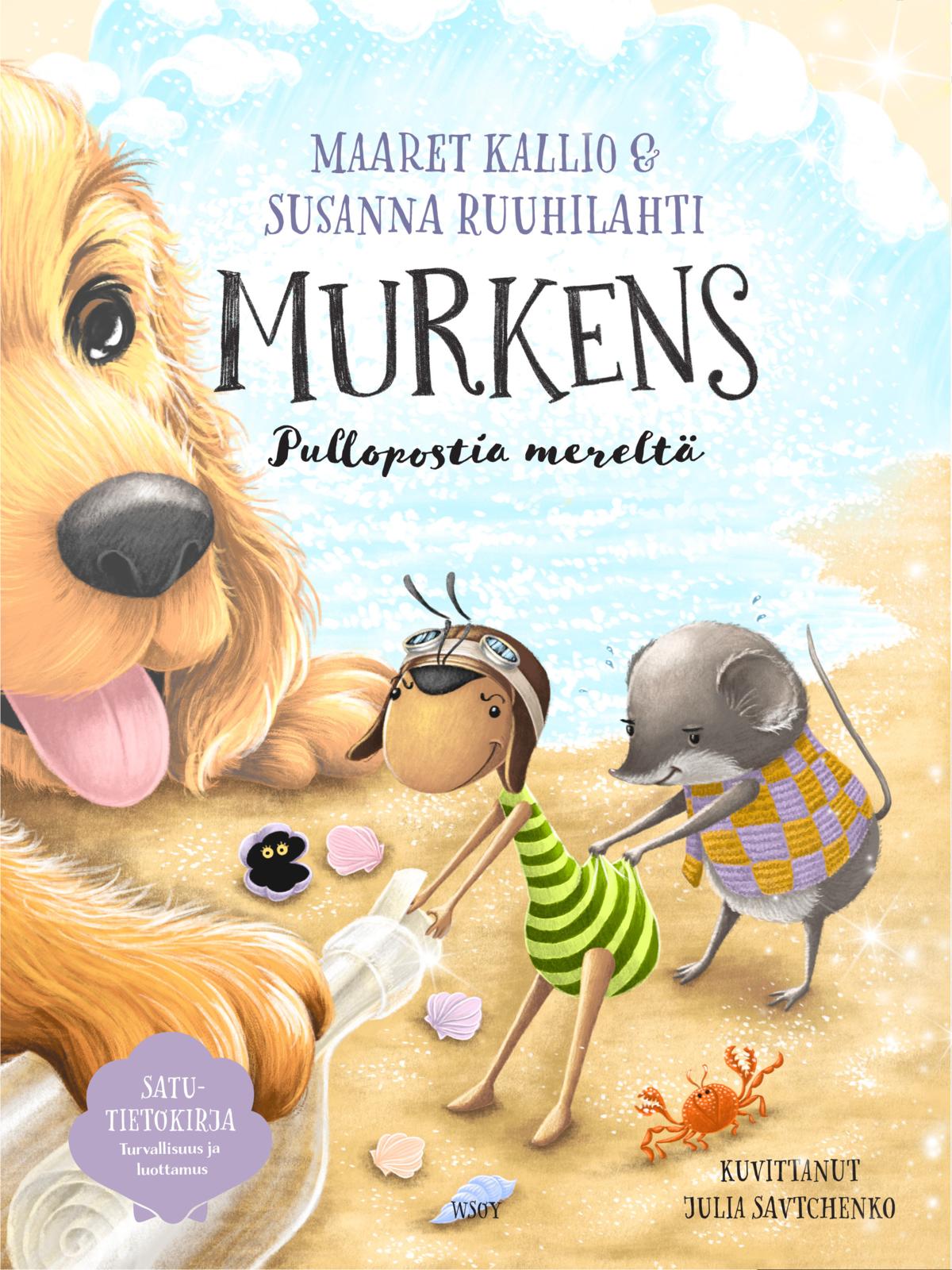 Etukansi. Maaret Kallio Murkens: Pullopostia mereltä