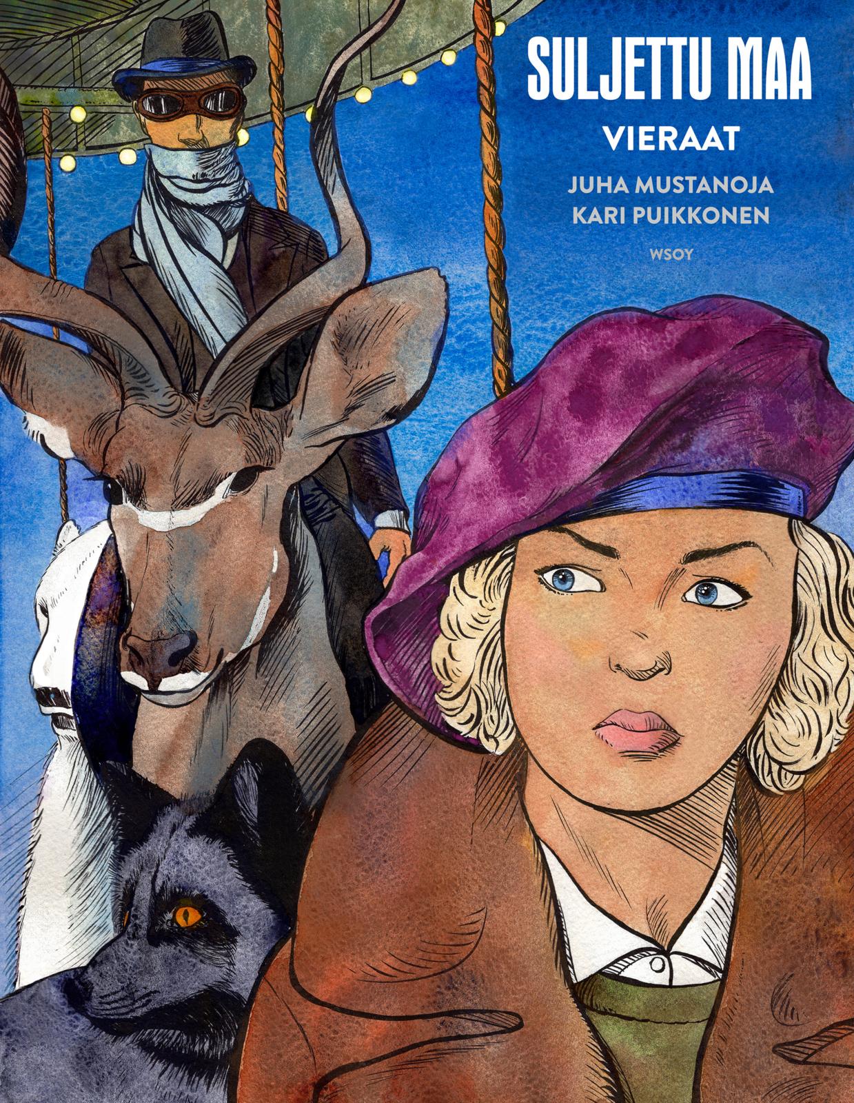 Etukansi. Juha Mustanoja Suljettu maa – Vieraat