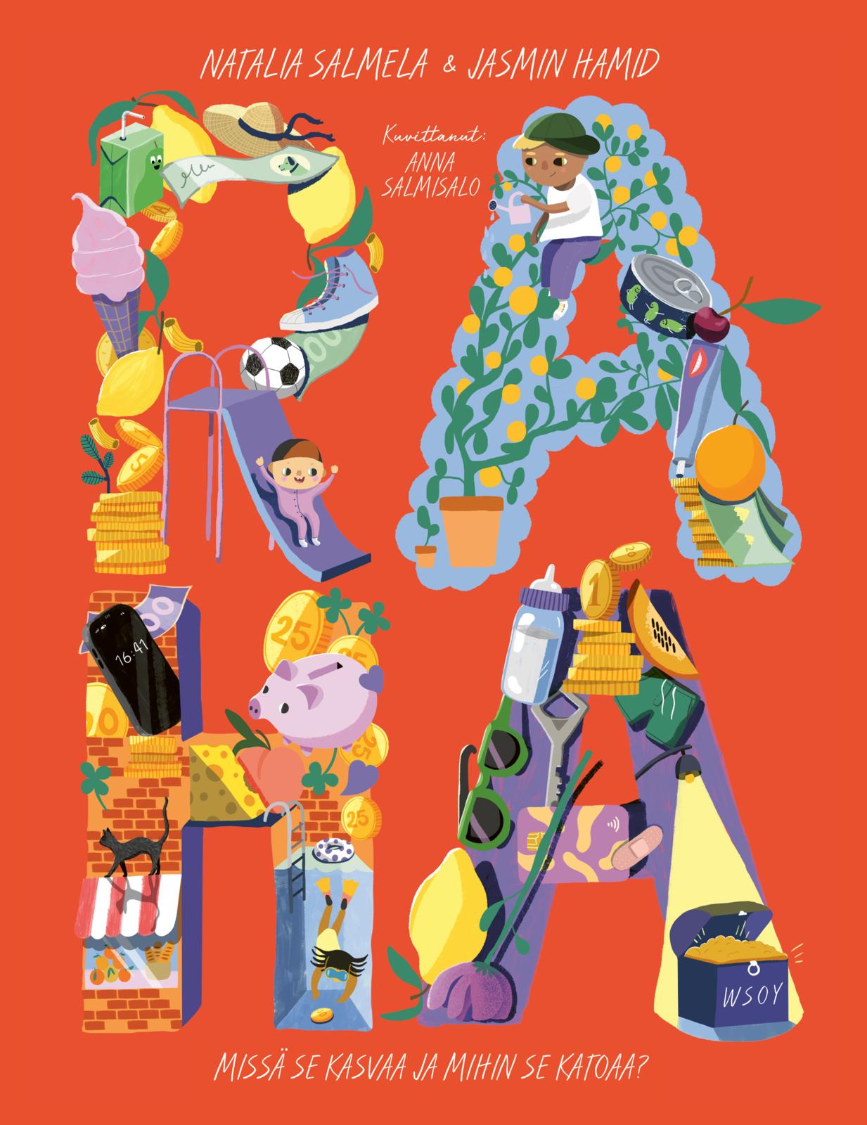 Etukansi. Natalia Salmela Raha. Missä se kasvaa ja mihin se katoaa