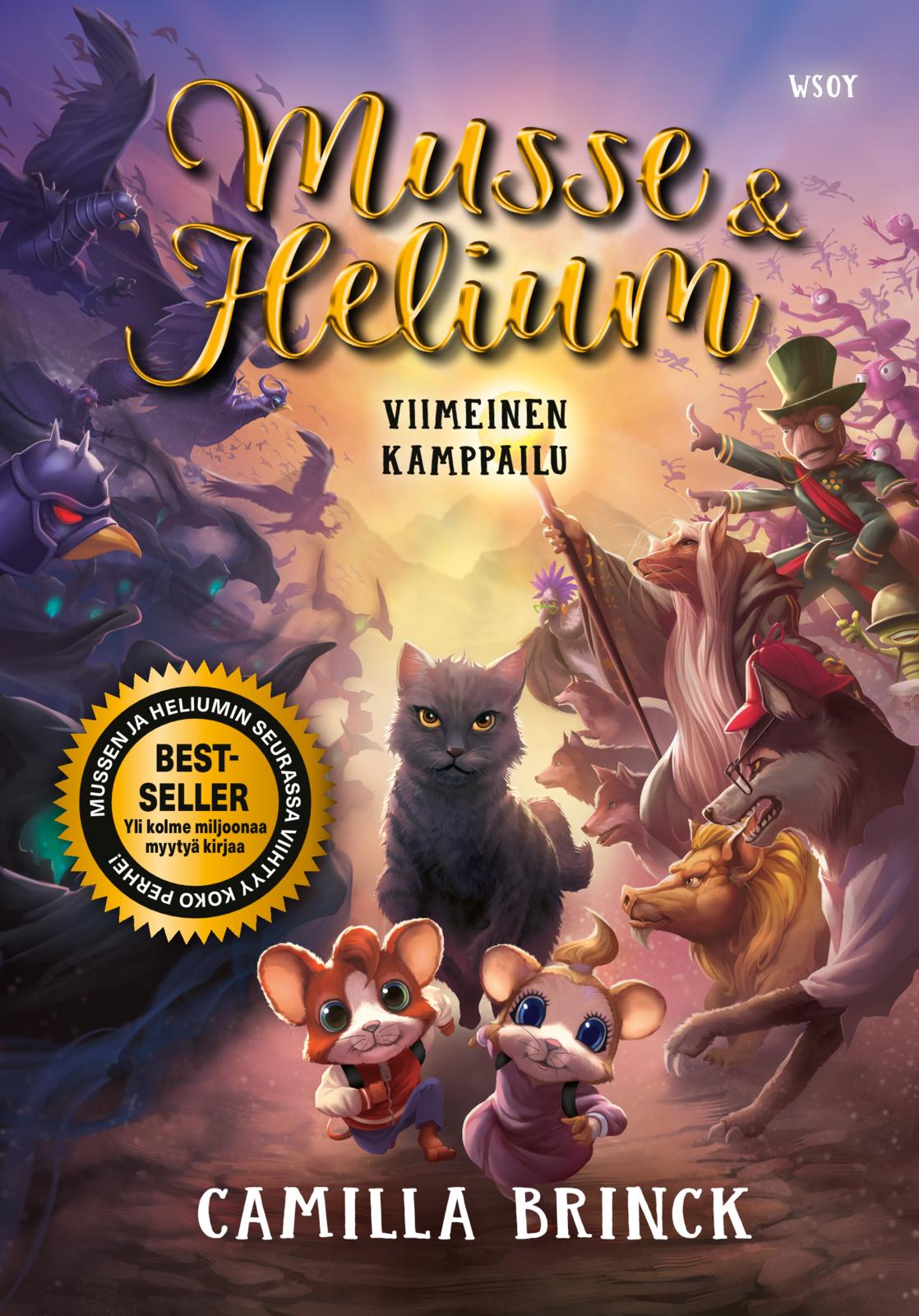 Etukansi. Camilla Brinck Musse ja Helium 5: Viimeinen kamppailu