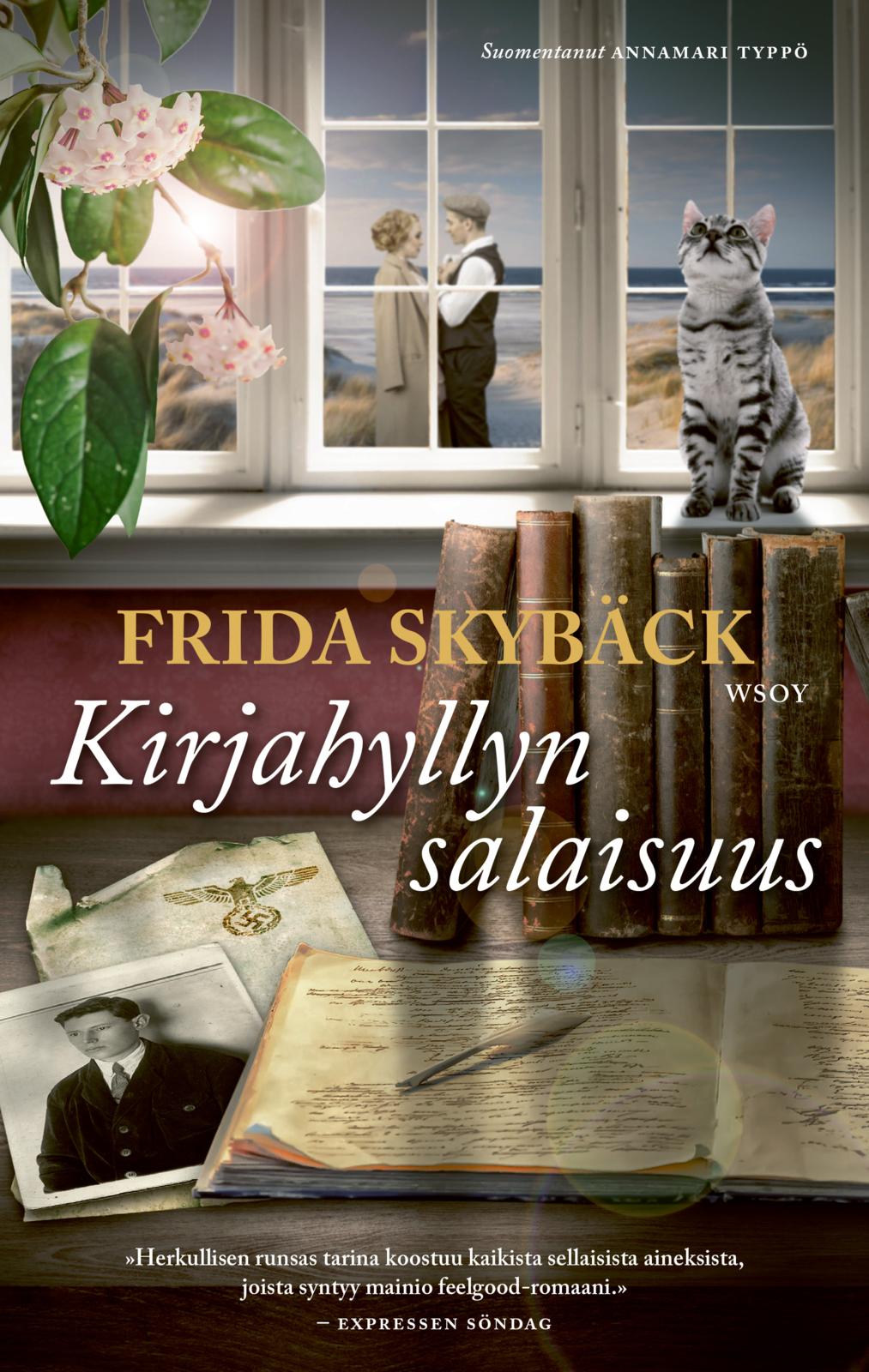 Etukansi. Frida Skybäck. Kirjahyllyn salaisuus