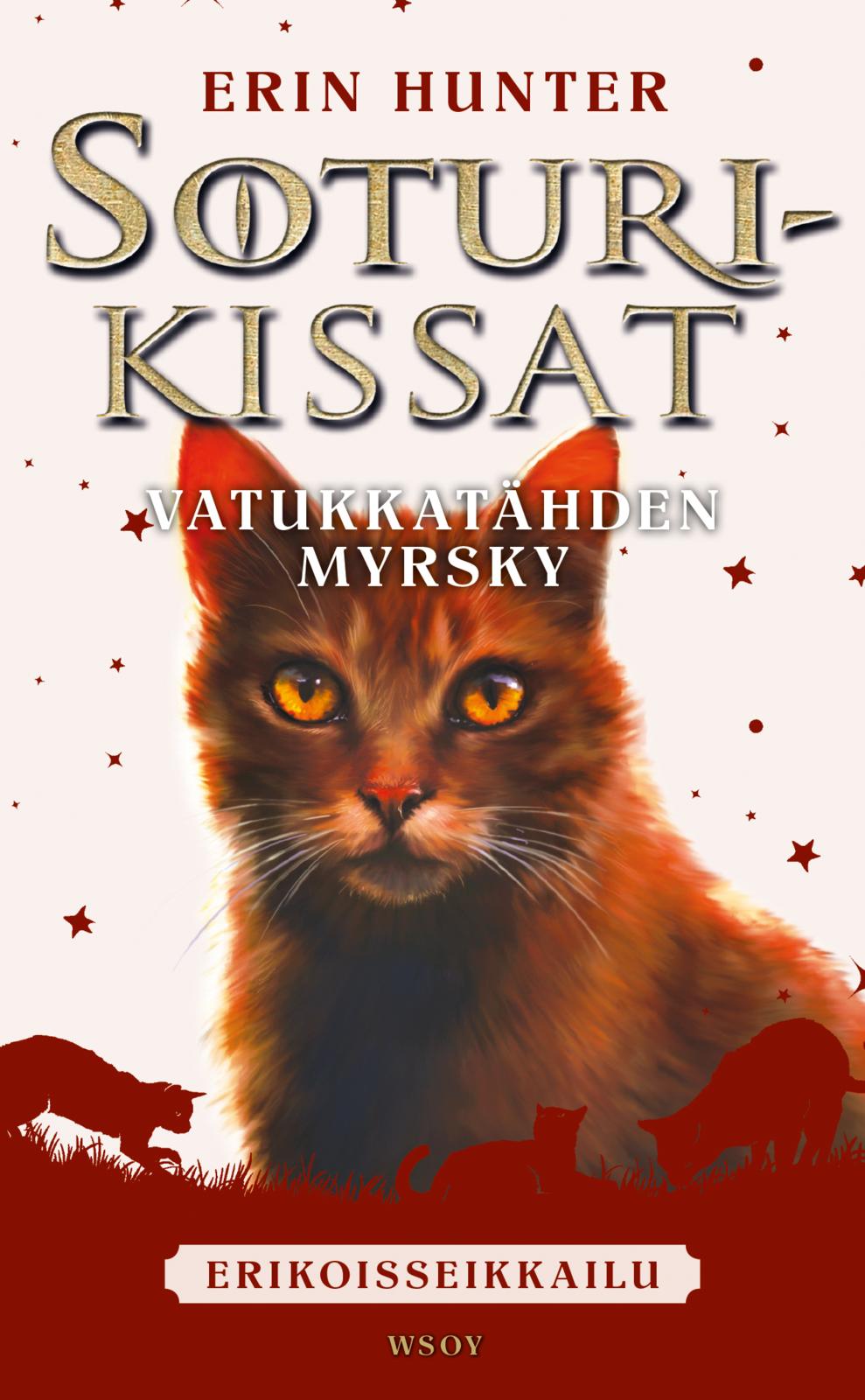 Etukansi. Erin Hunter. Soturikissat: Erikoisseikkailu: Vatukkatähden myrsky