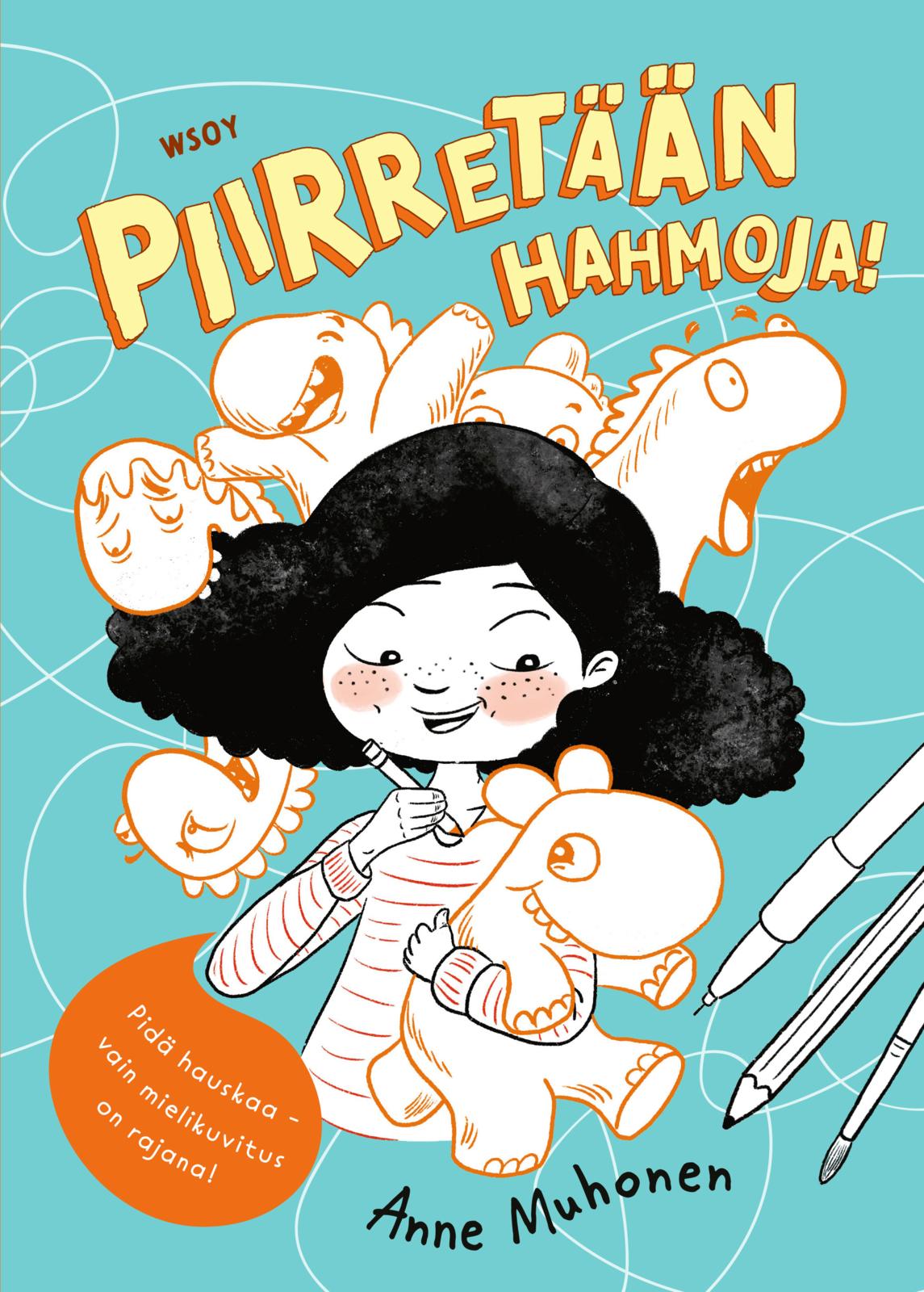 Etukansi. Anne Muhonen Piirretään hahmoja!