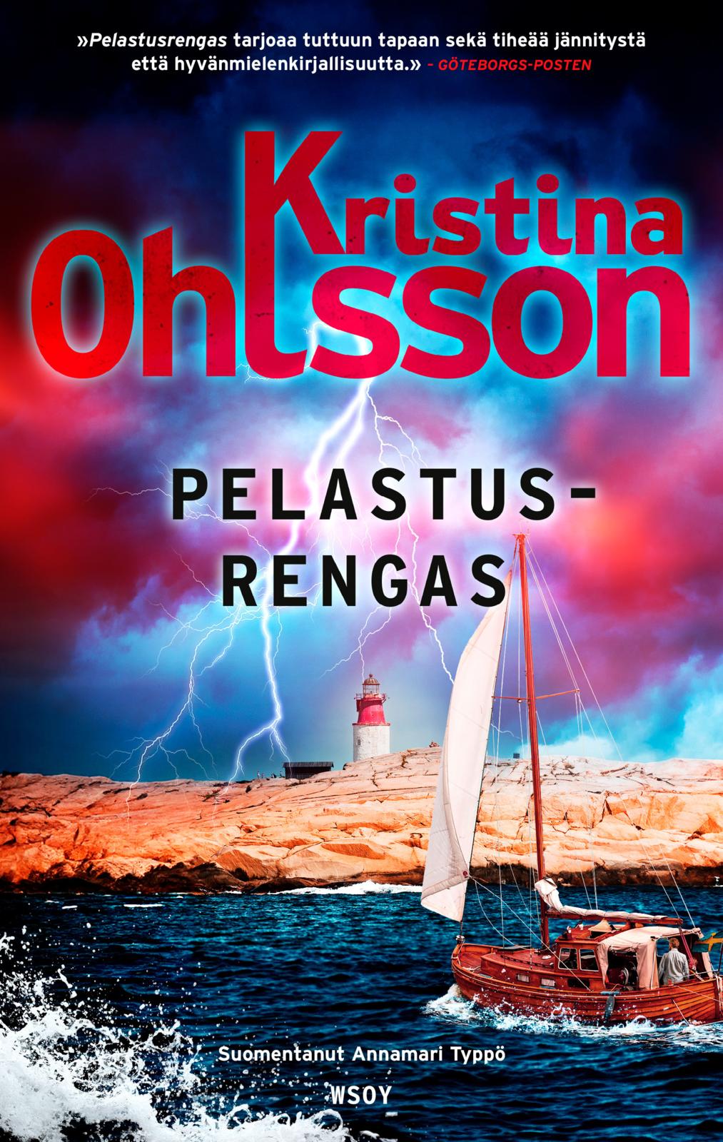Etukansi. Kristina Ohlsson Pelastusrengas