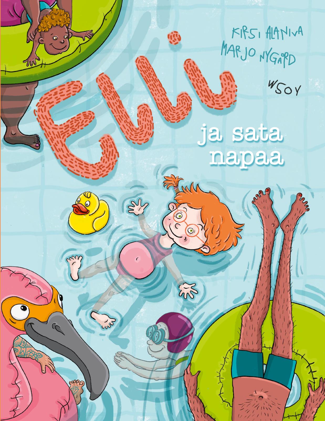 Etukansi. Kirsi Alaniva Elli ja sata napaa
