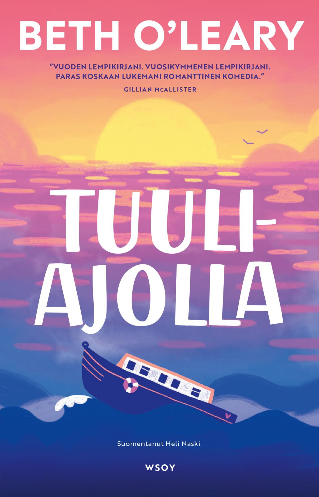 Etukansi. Beth O'Leary Tuuliajolla