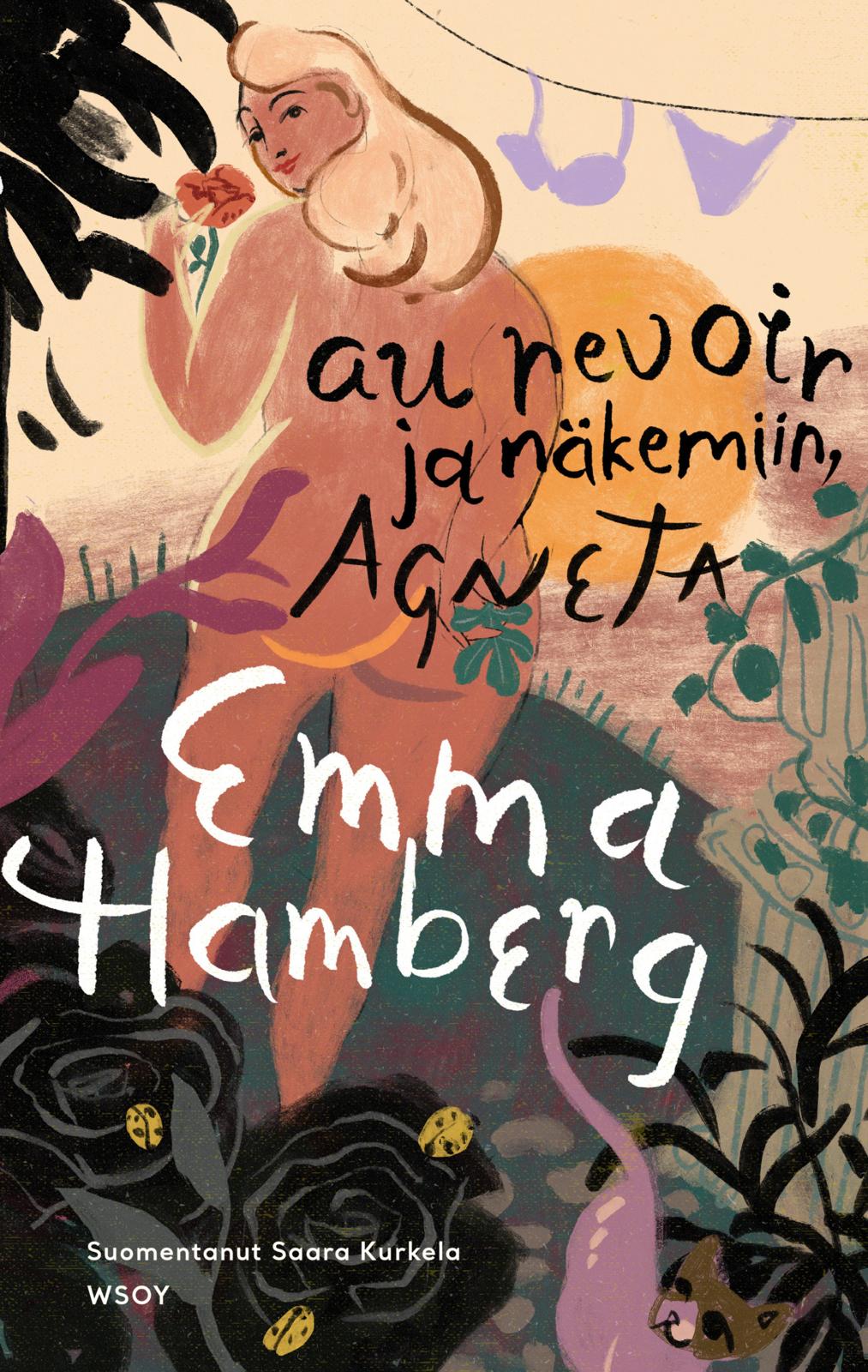 Etukansi. Emma Hamberg Au revoir ja näkemiin, Agneta
