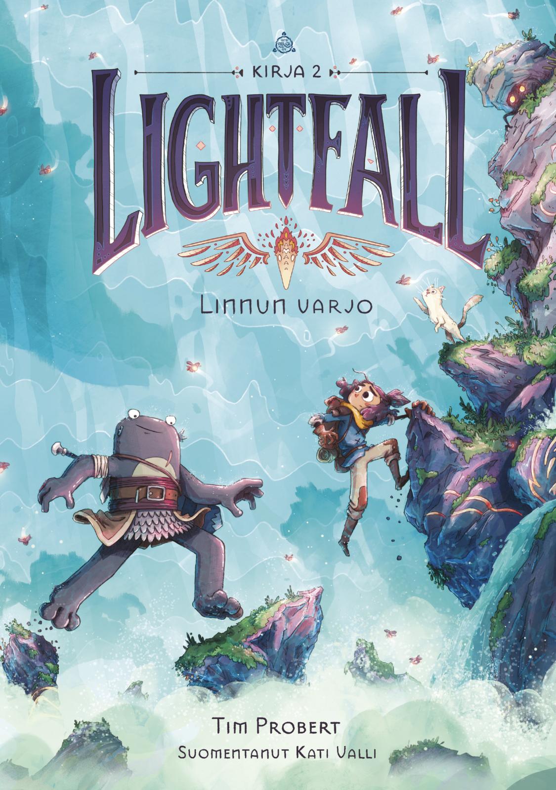 Etukansi. Tim Probert Lightfall 2: Linnun varjo