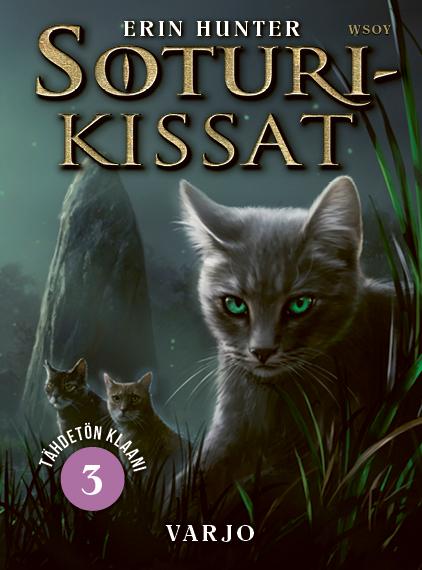 Etukansi. Erin Hunter Soturikissat: Tähdetön klaani 3: Varjo