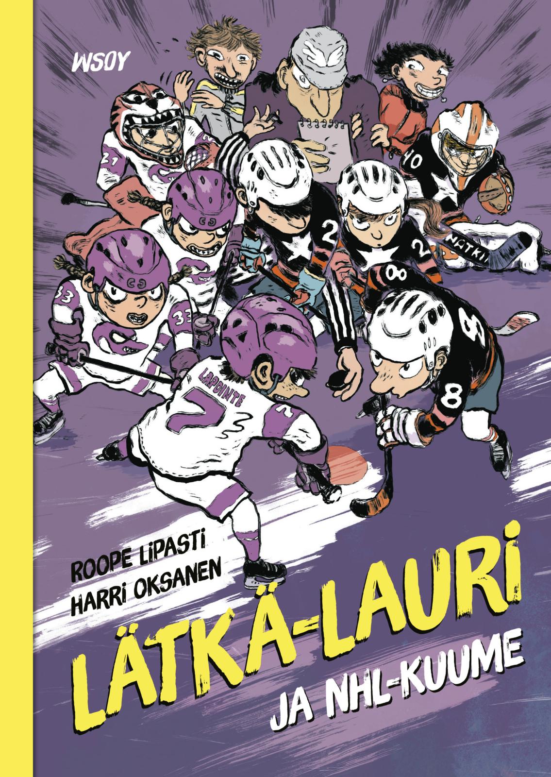 Etukansi. Roope Lipasti Lätkä-Lauri ja NHL-kuume