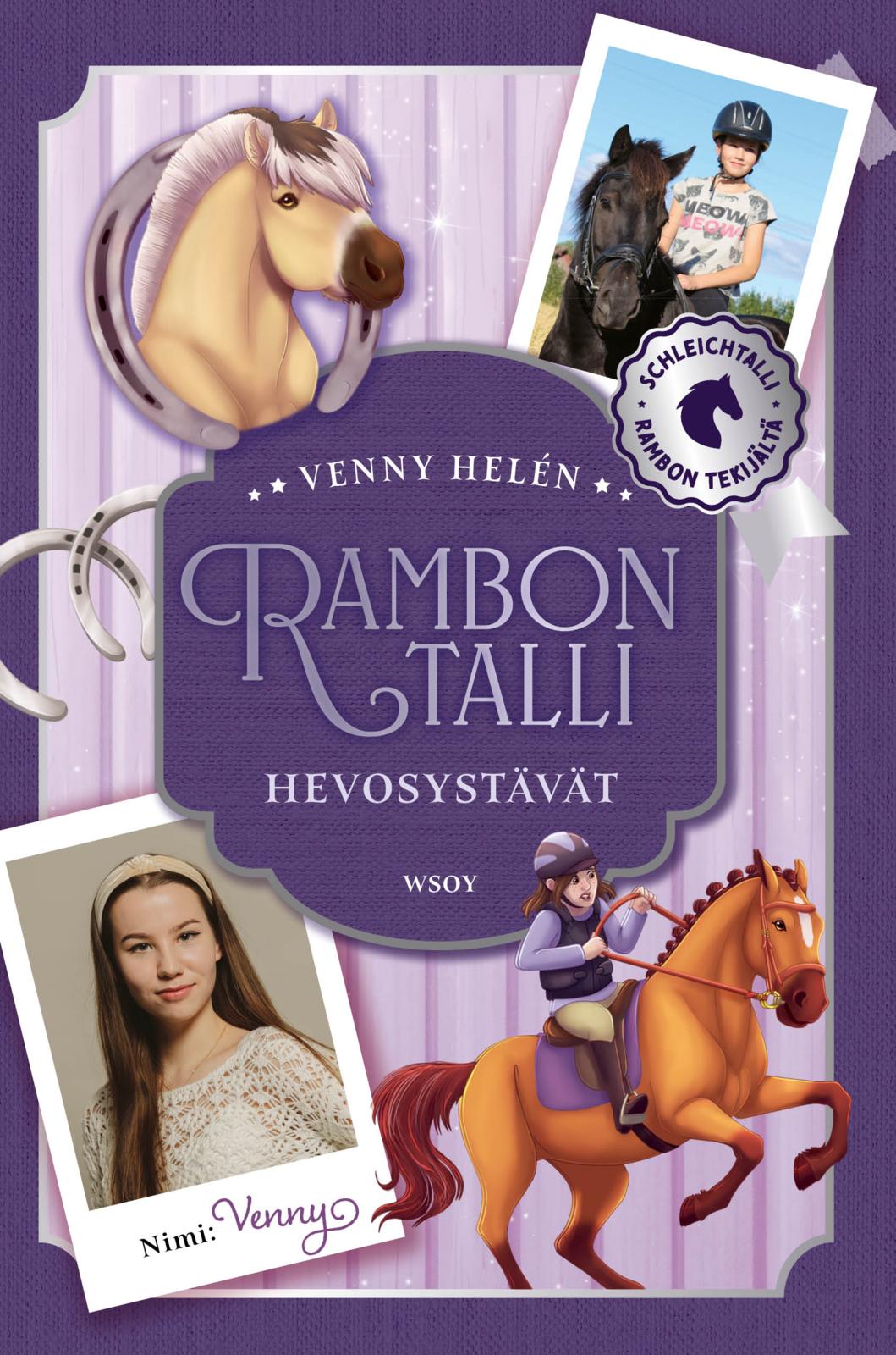 Etukansi. Venny Helén Rambon talli: Hevosystävät
