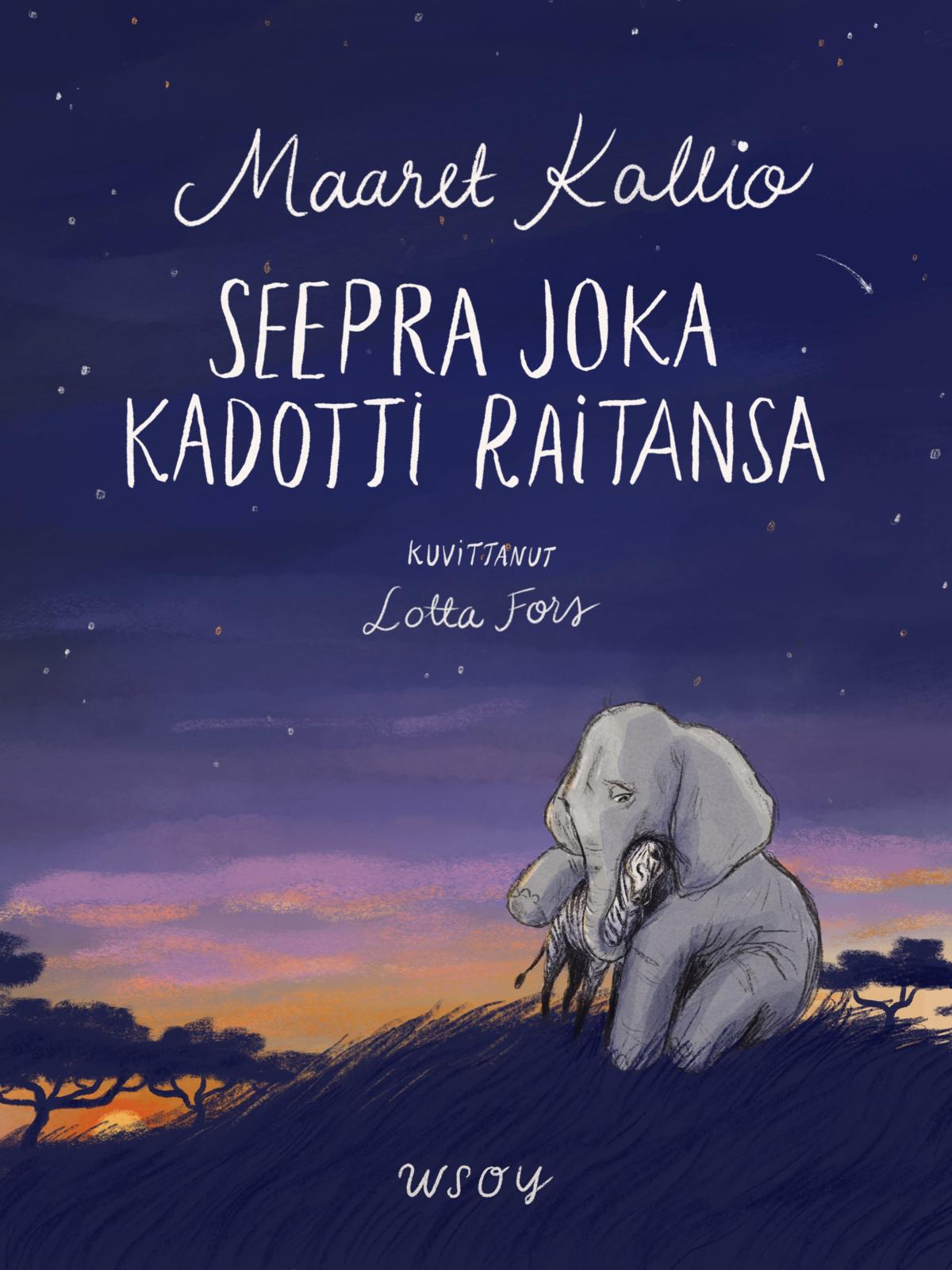 Etukansi. Maaret Kallio Seepra joka kadotti raitansa