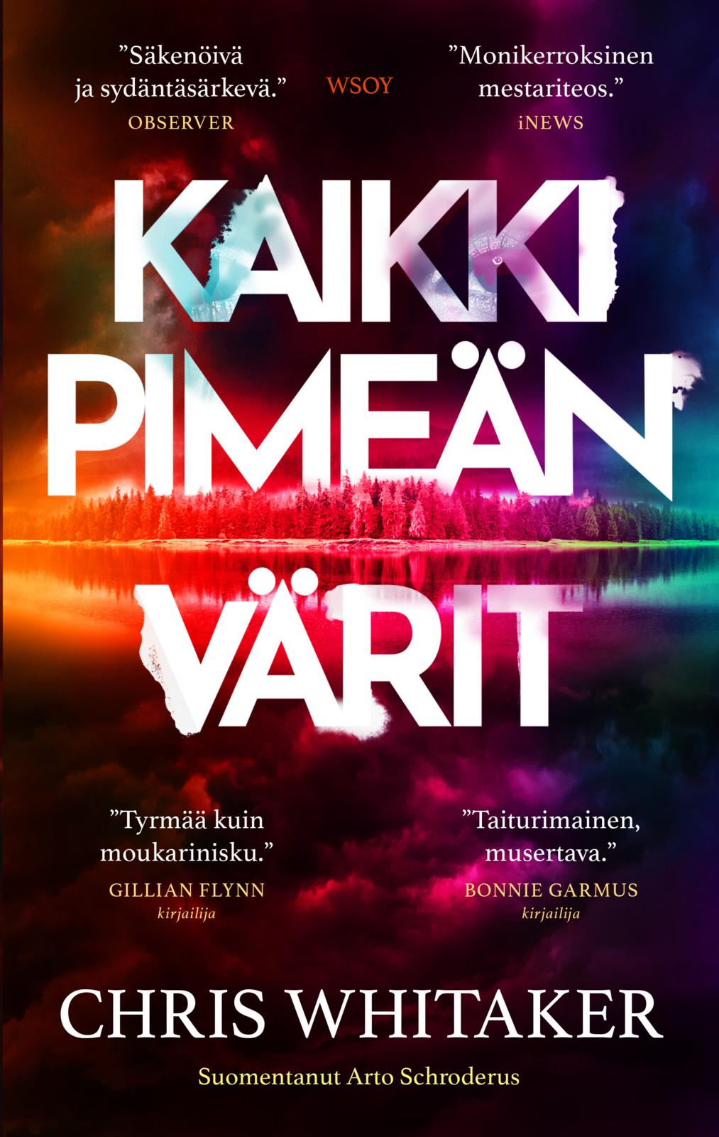 Etukansi. Chris Whitaker Kaikki pimeän värit