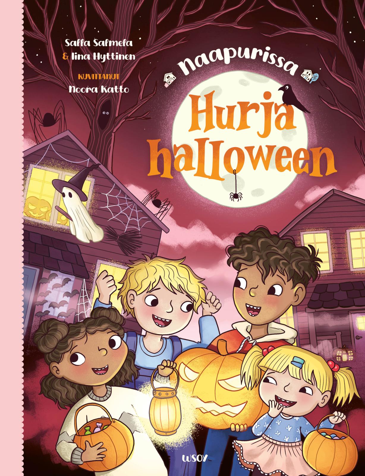 Etukansi. Iina Hyttinen. Naapurissa: Hurja halloween