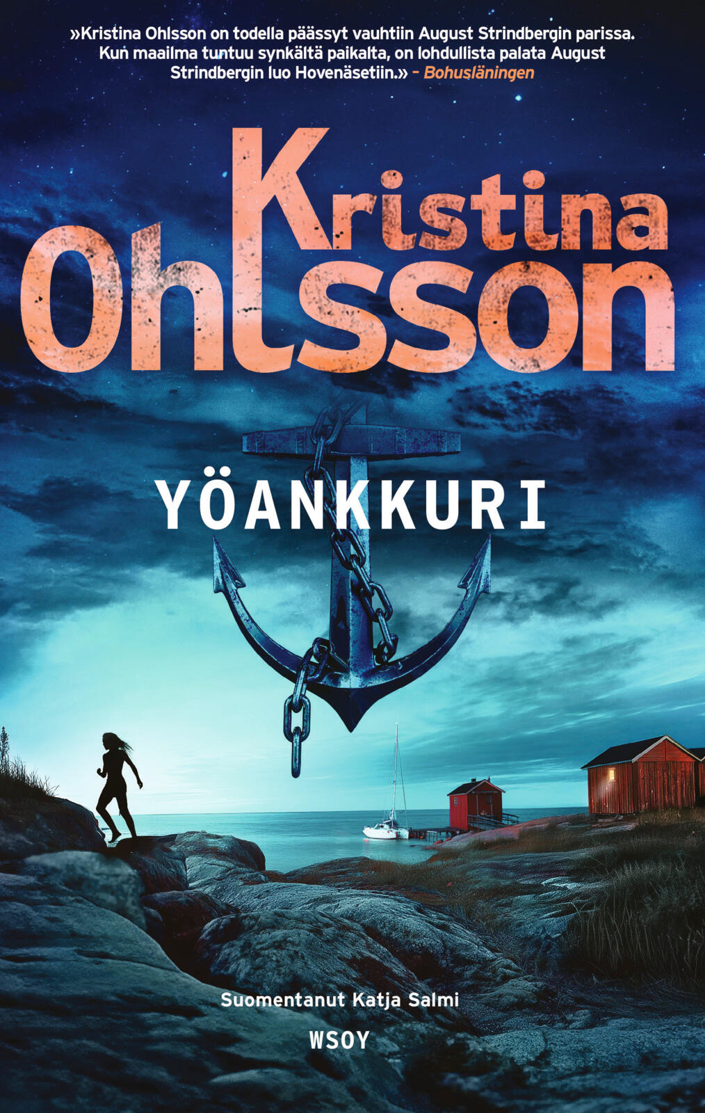 Etukansi. Kristina Ohlsson Yöankkuri