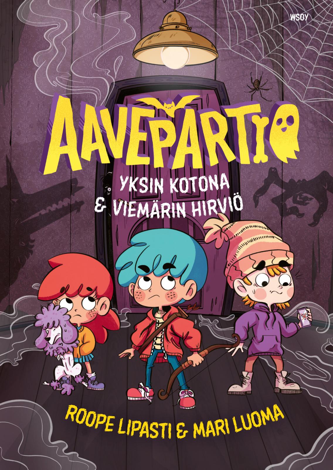 Etukansi. Roope Lipasti Aavepartio: Yksin kotona ja Viemärin hirviö