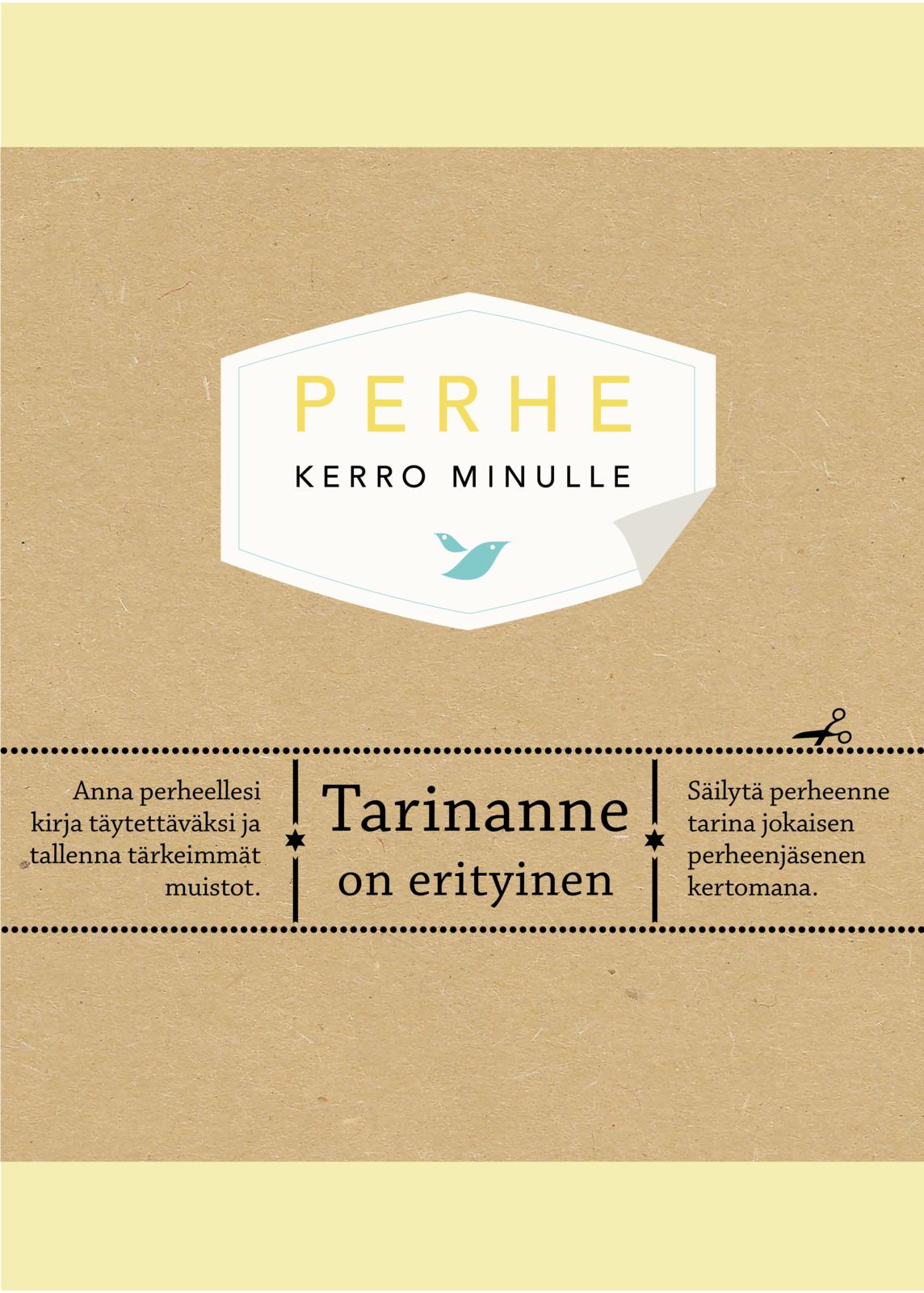 Etukansi. Elma van Vliet Perhe. Kerro minulle