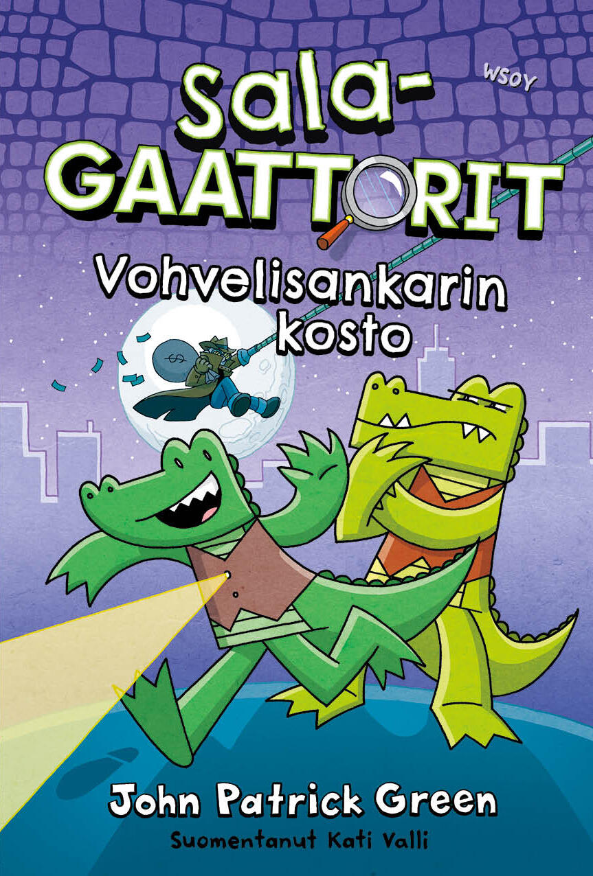 Etukansi. John Patrick Green Salagaattorit: Vohvelisankarin kosto
