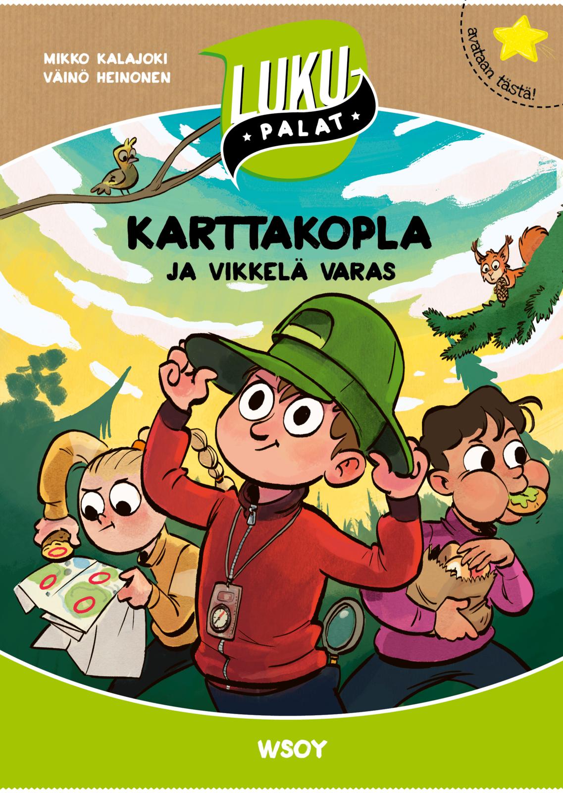 Etukansi. Mikko Kalajoki Karttakopla ja vikkelä varas