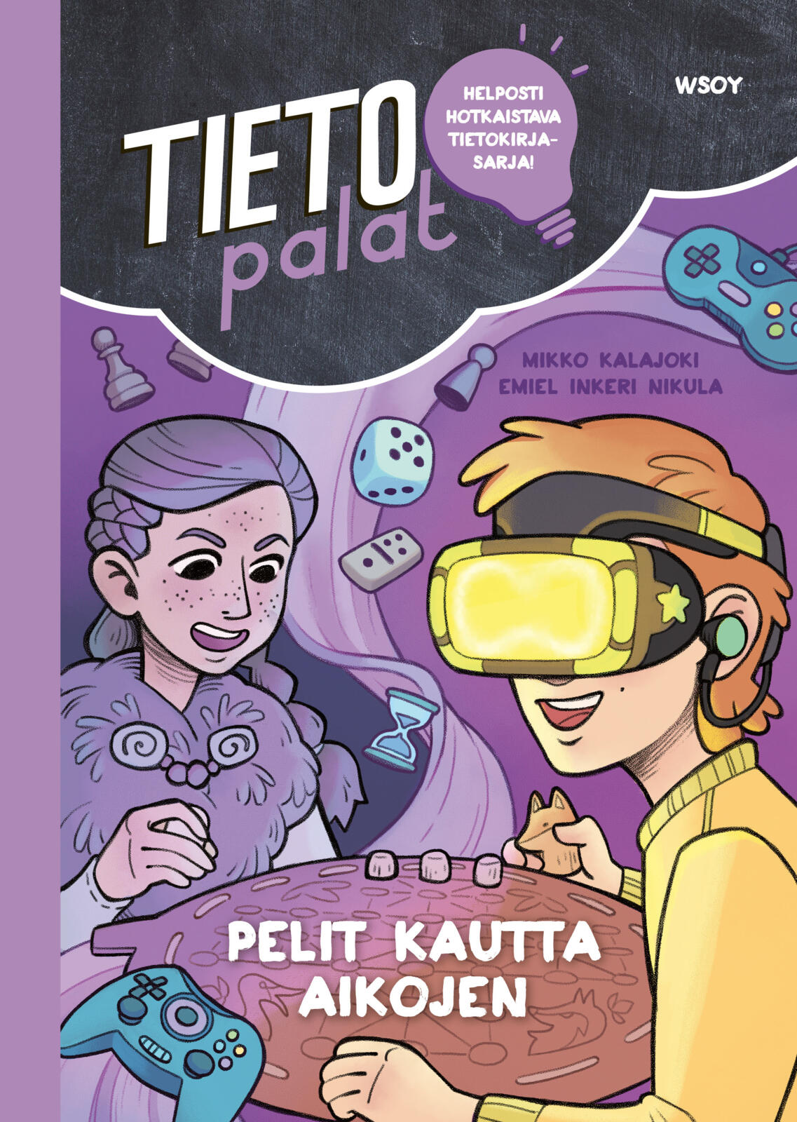 Etukansi. Mikko Kalajoki Tietopalat: Pelit kautta aikojen