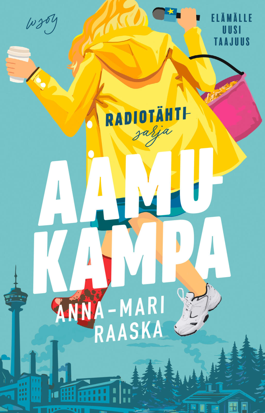 Etukansi. Anna-Mari Raaska Aamukampa