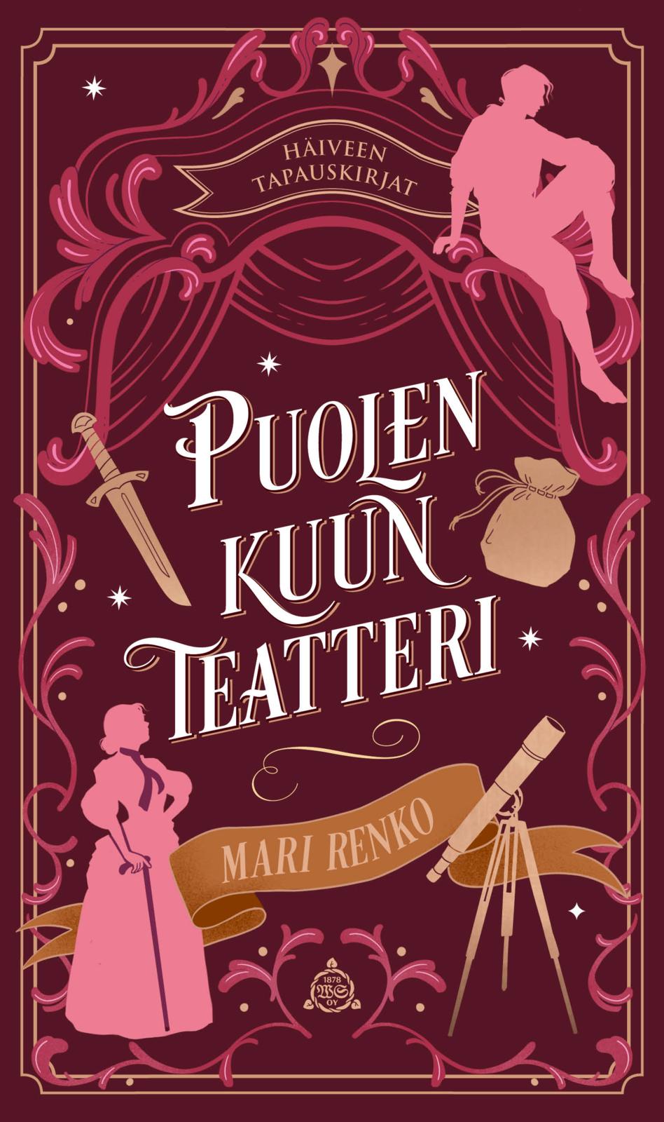 Etukansi. Mari Renko Häiveen tapauskirjat: Puolen kuun teatteri