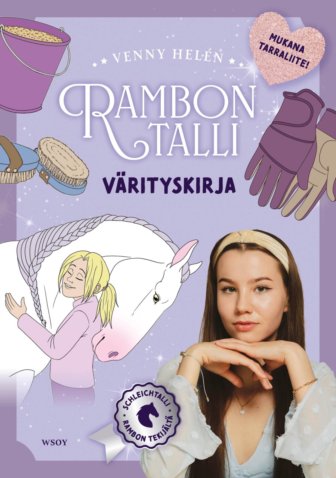 Etukansi. Venny Helén Rambon talli: Värityskirja