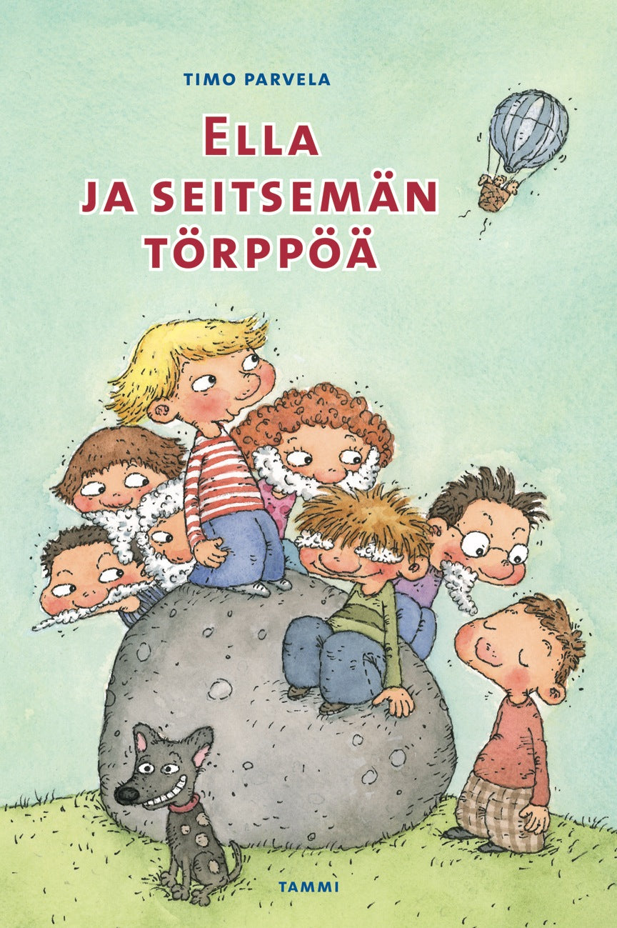 Etukansi. Timo Parvela. Ella ja seitsemän törppöä