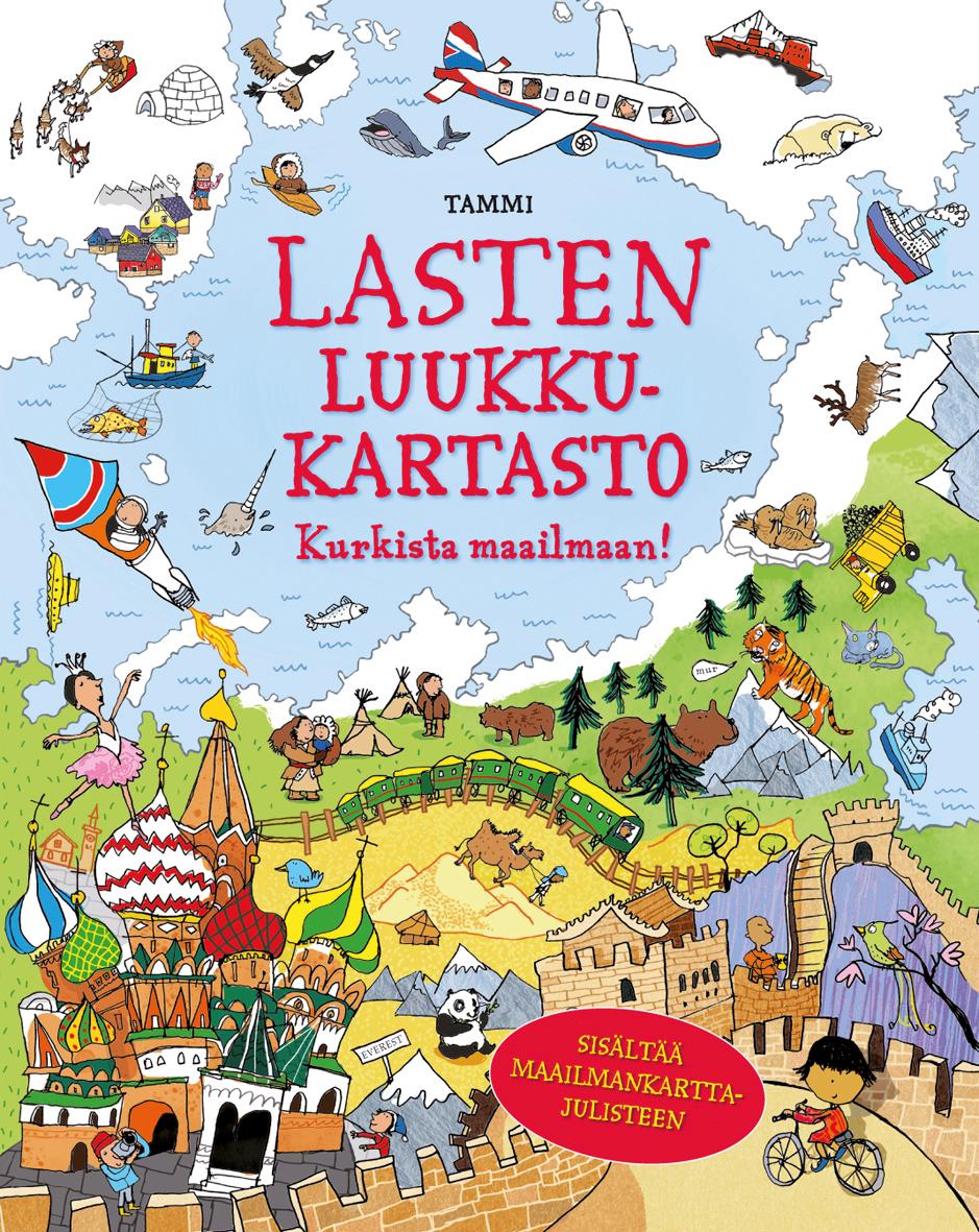 Etukansi. Alex Frith Lasten luukkukartasto