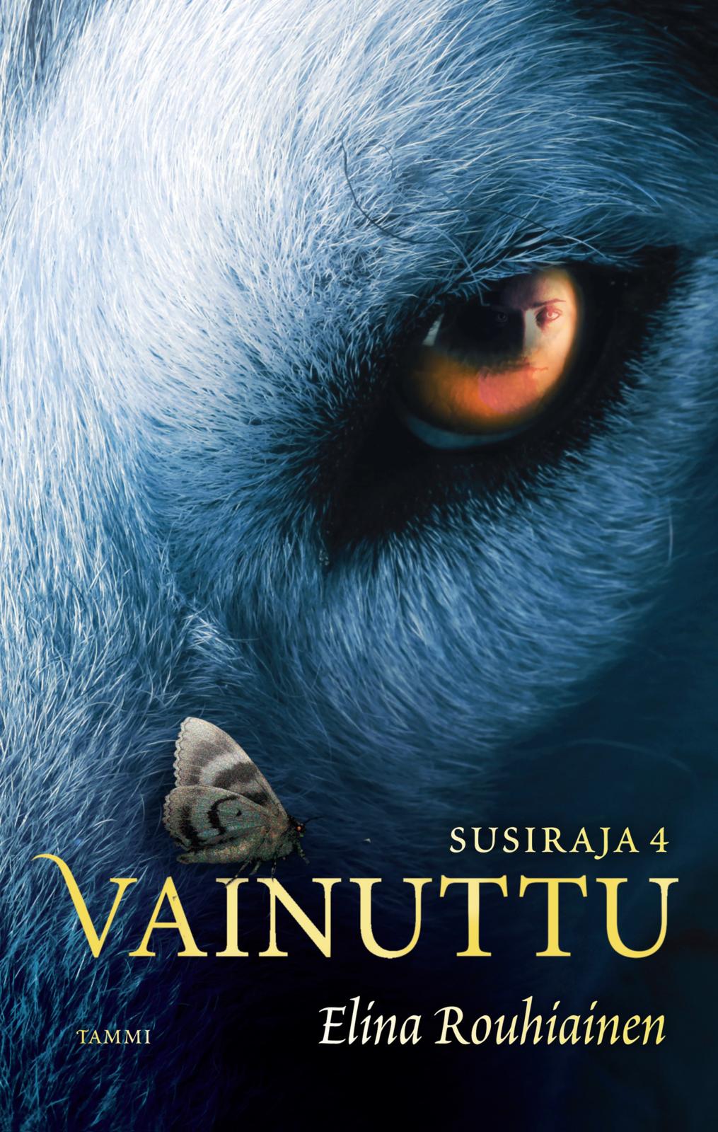 Etukansi. Elina Rouhiainen. Vainuttu. Susiraja 4