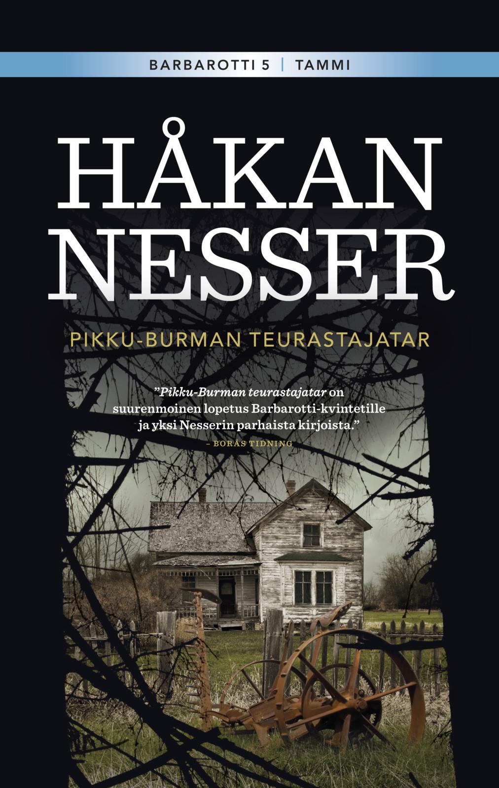 Etukansi. Håkan Nesser Pikku-Burman teurastajatar