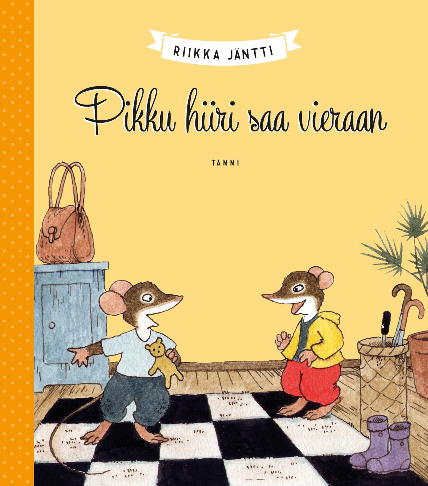 Etukansi. Riikka Jäntti Pikku hiiri saa vieraan