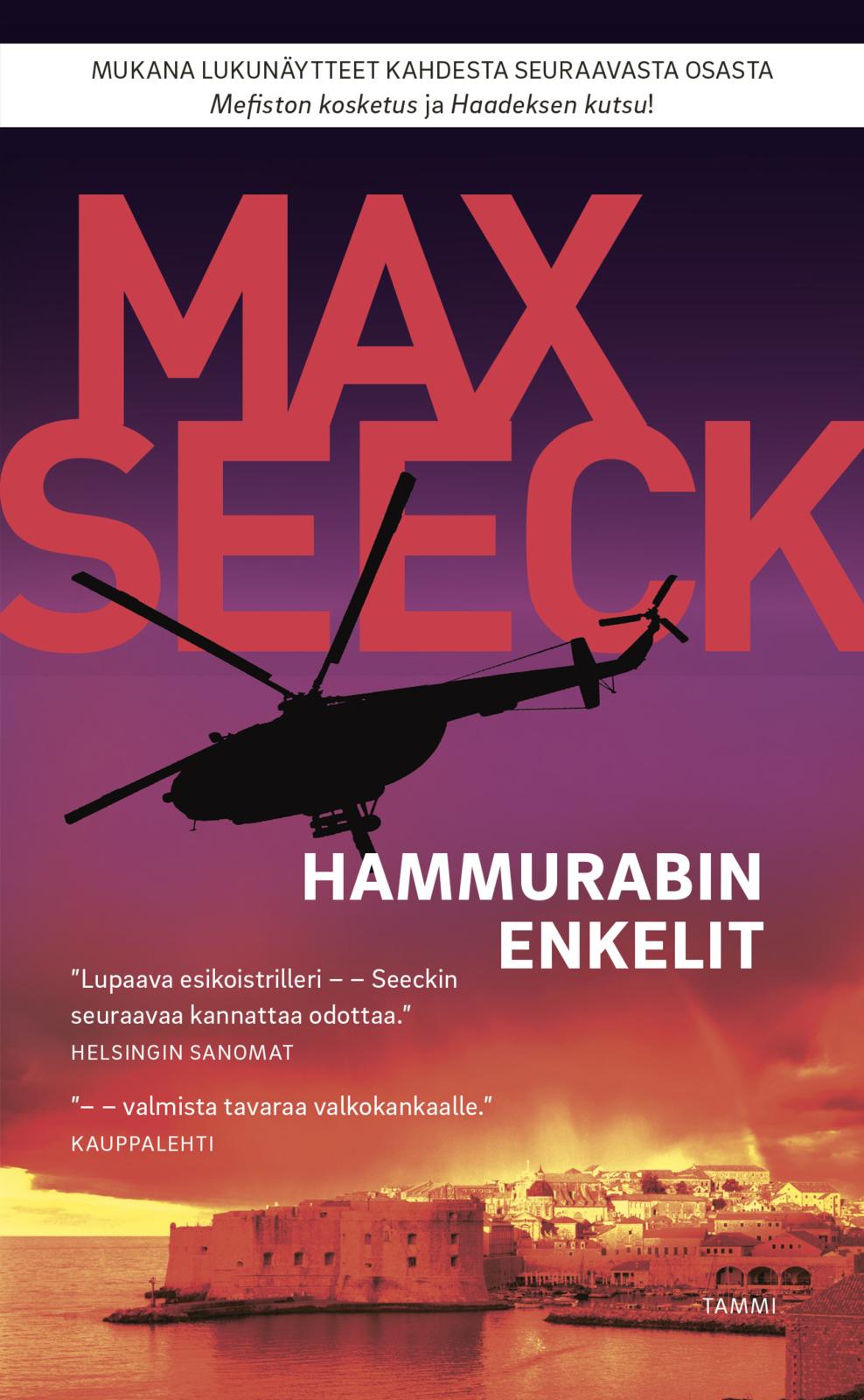 Etukansi. Max Seeck Hammurabin enkelit