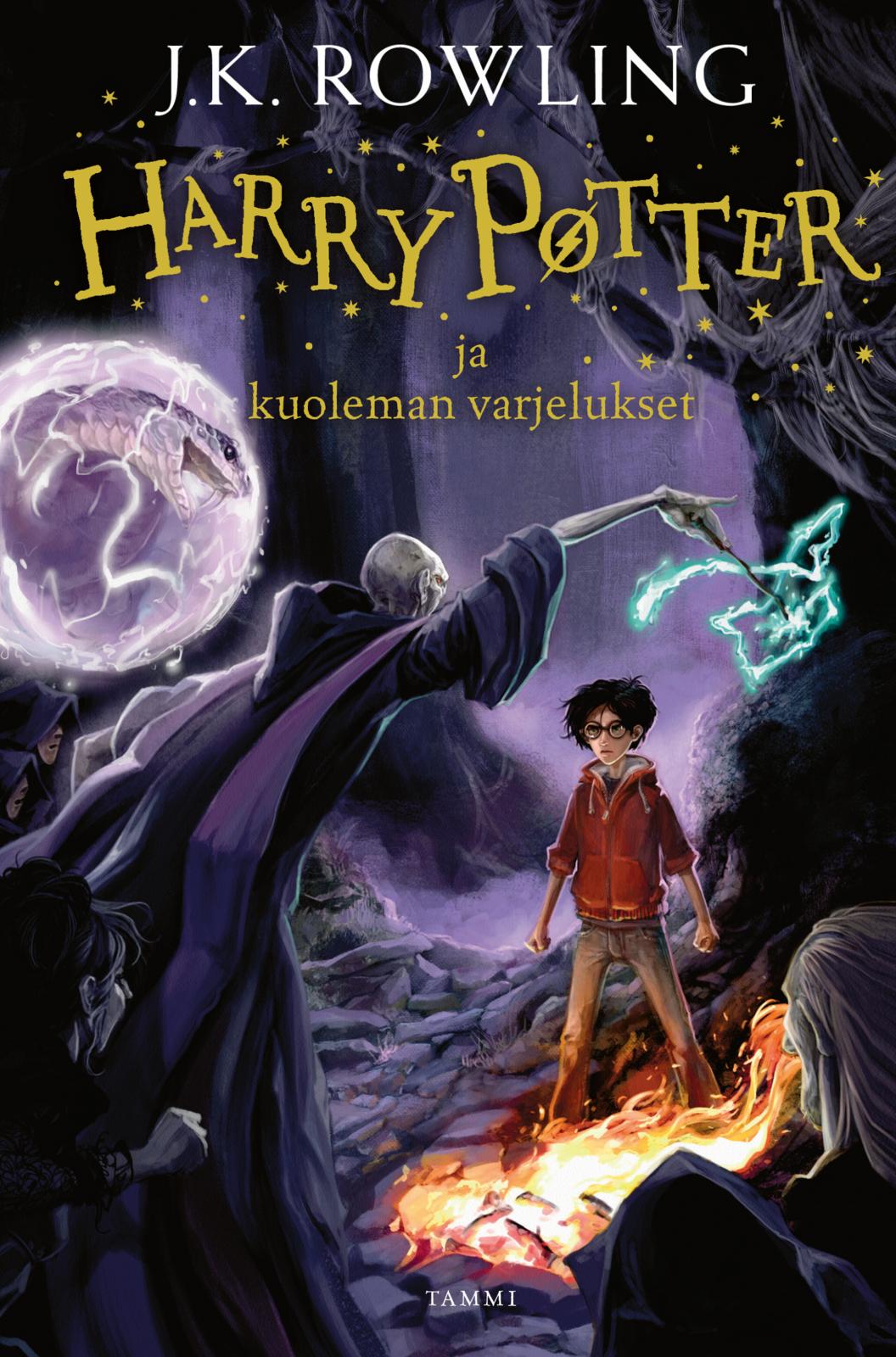 Etukansi. J.K. Rowling Harry Potter ja kuoleman varjelukset