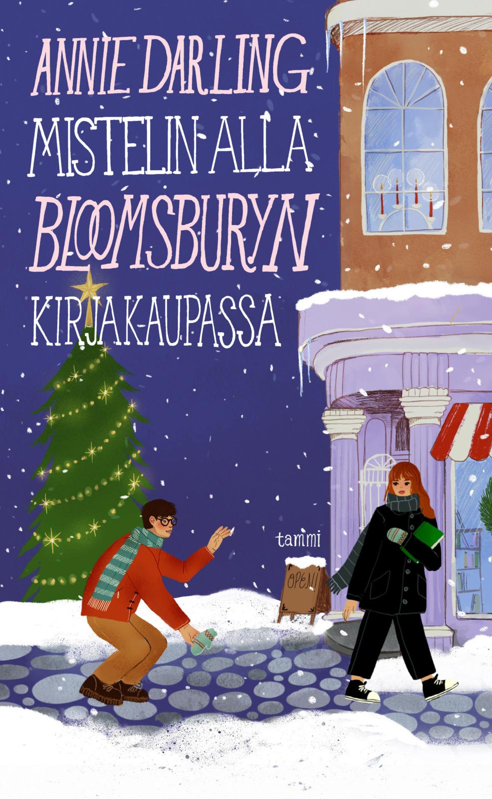 Etukansi. Annie Darling Mistelin alla Bloomsburyn kirjakaupassa