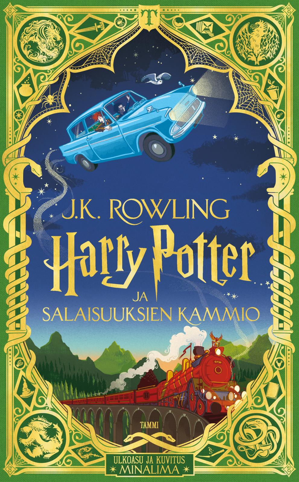 Etukansi. J.K. Rowling Harry Potter ja salaisuuksien kammio (juhlalaitos)